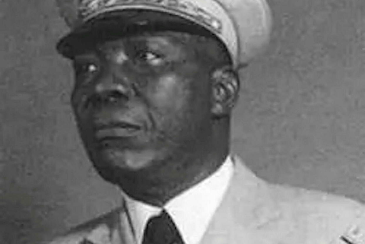 Le général Aboubacar Sangoulé Lamizana , ancien militaire de l'armée française passé par l'Indochine et l'Algérie, a été président de la Haute-Volta de 1966 à 1980.  - Credit:DR