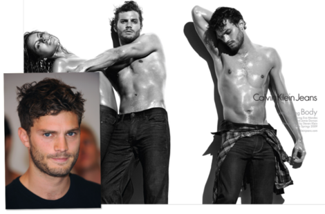 Double the Dornan: Jamie featured in a 2009 Calvin Klein ad.