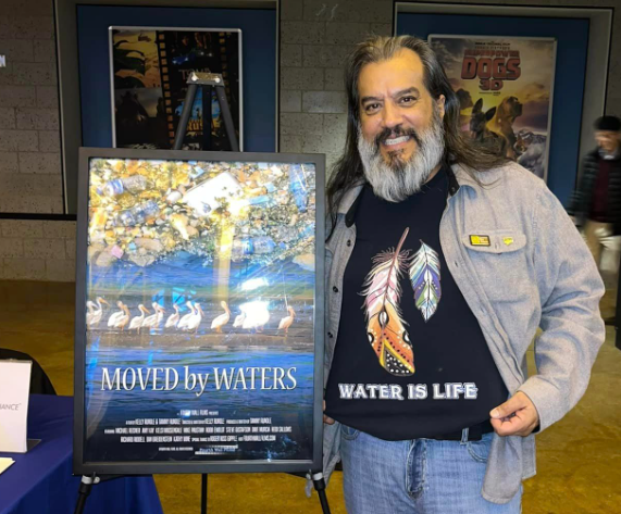 Dave Murcia, director of the Wapsi Center in Dixon, Iowa, at the Jan. 27 at the Putnam Giant Screen Theater, Davenport.