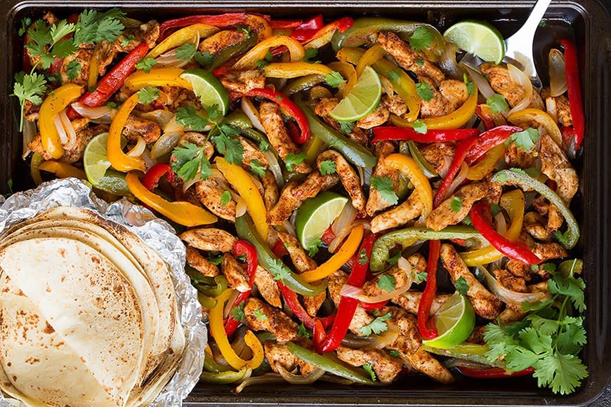 Chicken Fajitas from Cooking Classy