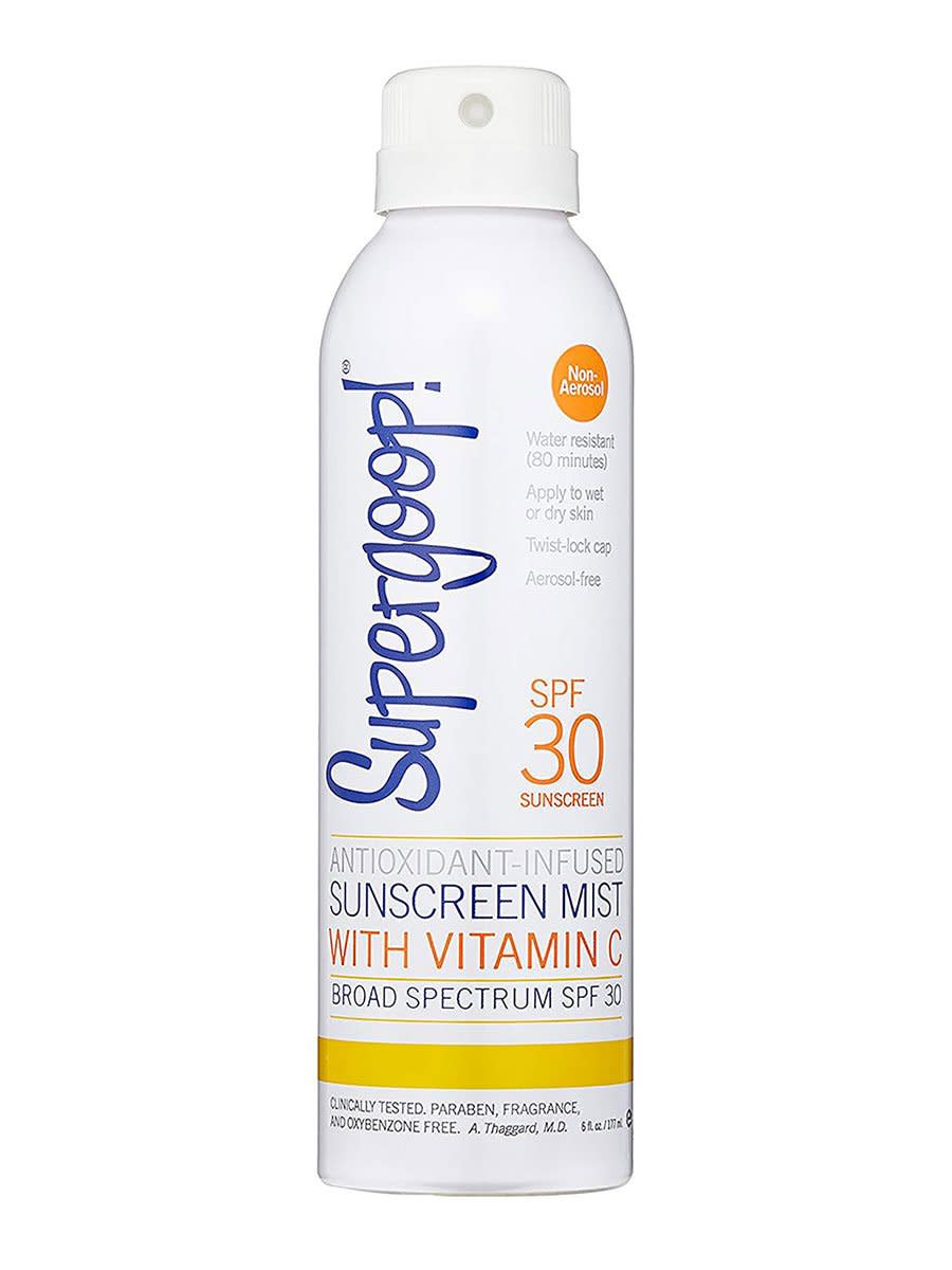 Supergoop! Antioxidant-Infused Sunscreen Mist with Vitamin C SPF 30