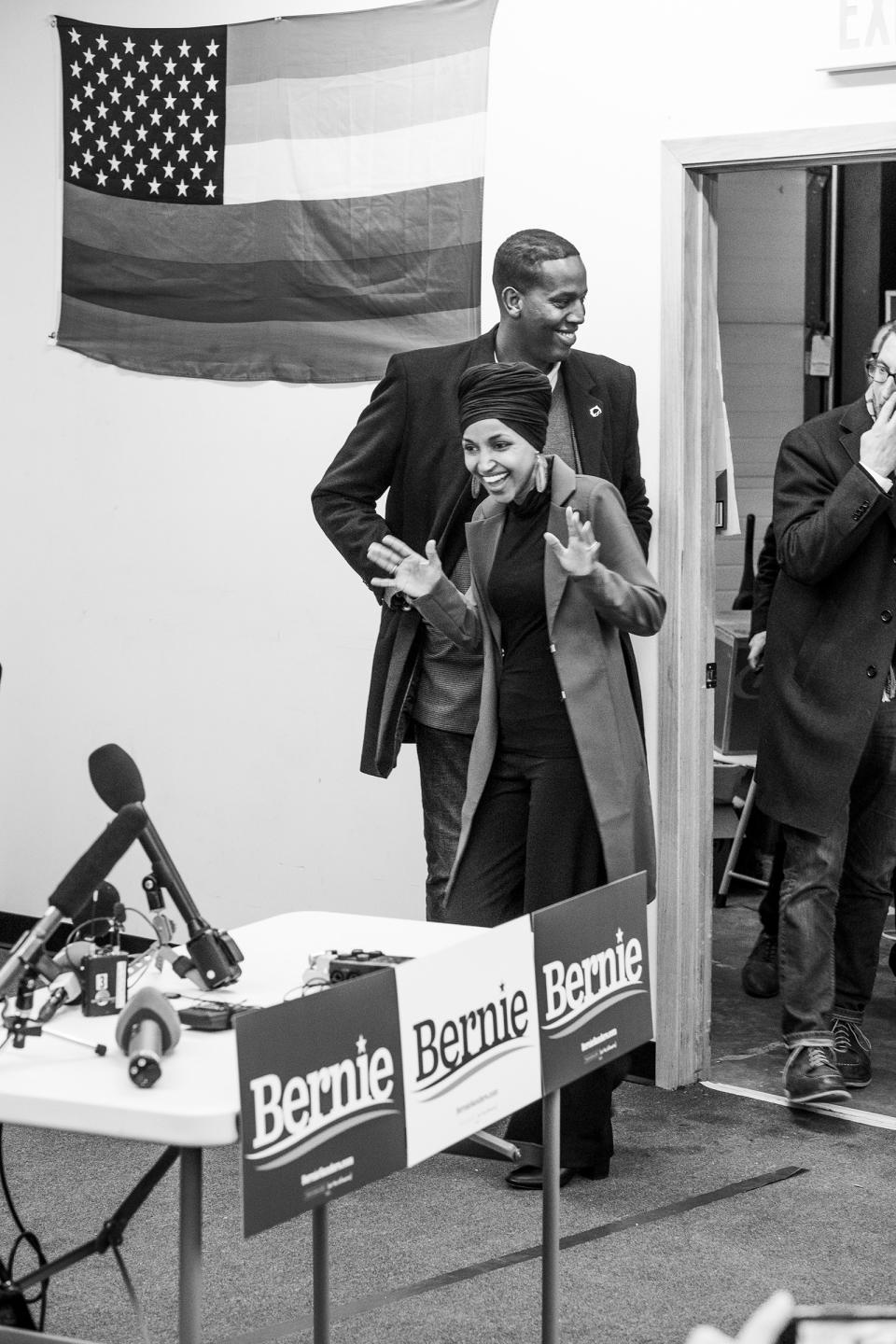 aunch at the Bernie 2020 Des Moines Field Office, Jan. 30, 2020. | Devin Yalkin for TIME L