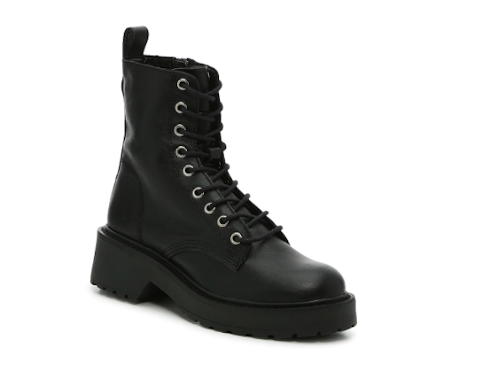 combat boots, lace up boots, black boots