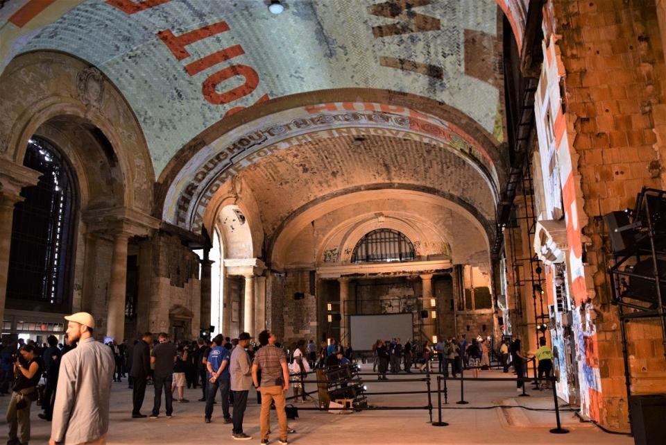 ford michigan central station detroit in 2018