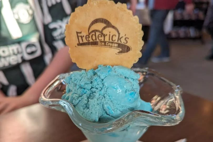 It sells Frederick's ice cream too