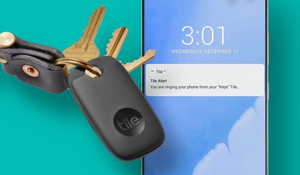 Unlike Apple AirTags, Tiles work in two directions, meaning they can make your misplaced phone ring -- even if it's on mute! (Photo: Tile)