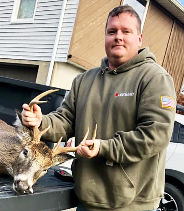 Shane Ellis of Honesdale harvested this nice 8-pointer while patrolling Penn's Woods in Texas Township.