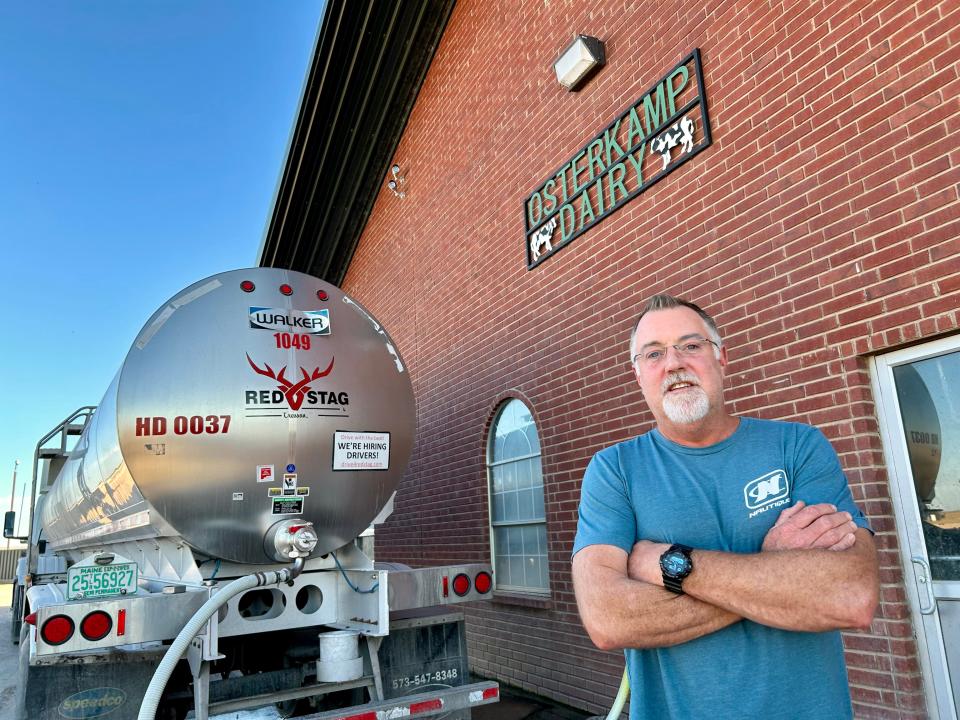 Mark Osterkamp, owner of Osterkamp Dairy in Castro County, Texas.