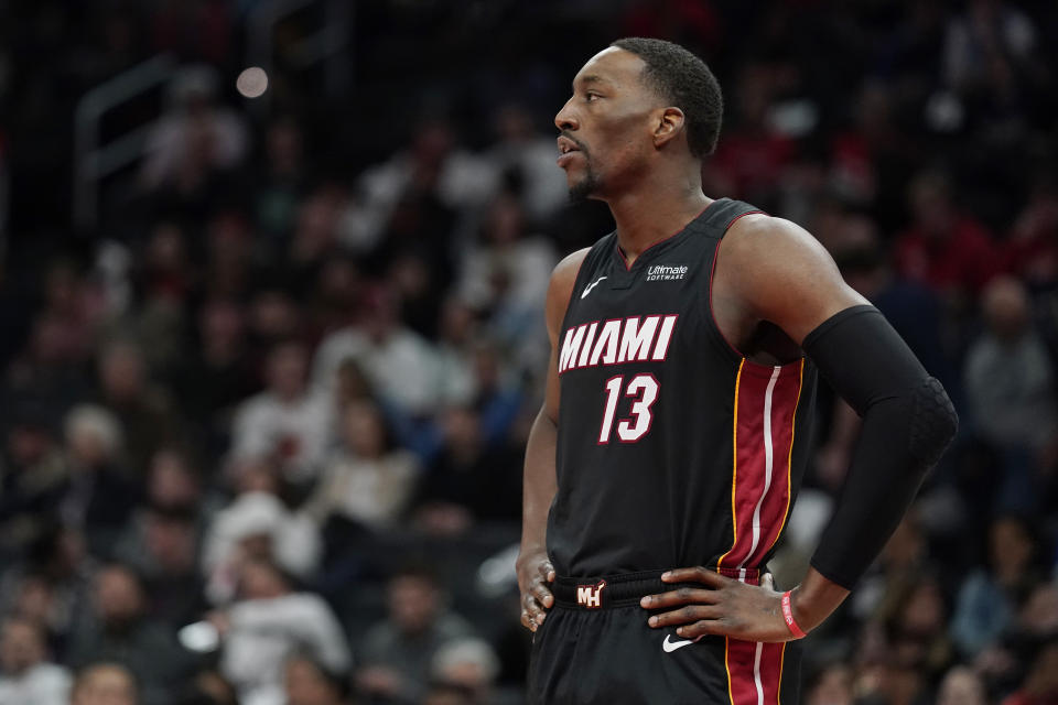 Miami Heat center Bam Adebayo went from promising reserve to one of the league's most well-rounded big men this season. (Patrick McDermott/Getty Images)