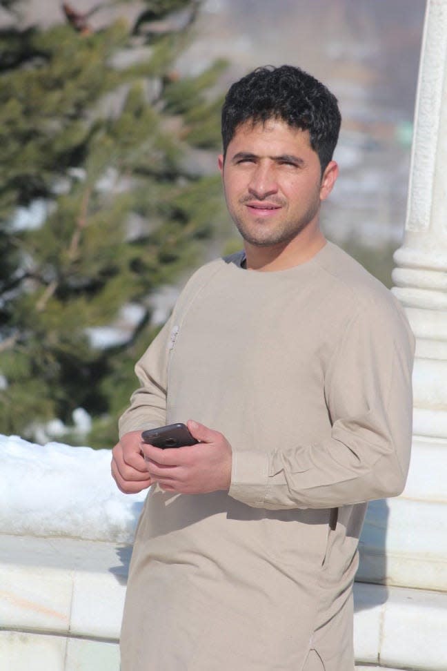 Mohammad Din Hajizada, a case manager at Jewish Social Services of Madison, is an Afghan evacuee himself.