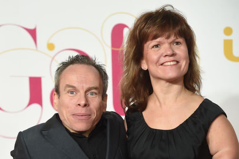 Warwick says he owes the creation of his television shows to his wife