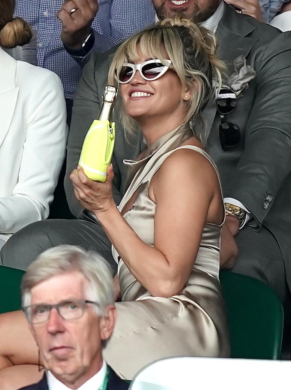 Ashley Roberts at Wimbledon (Aaron Chown/PA)