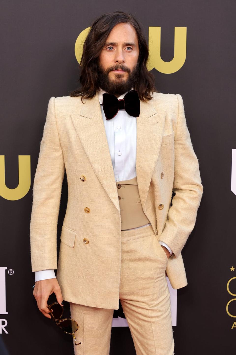 Jared Leto in Gucci (Getty Images for Critics Choice)