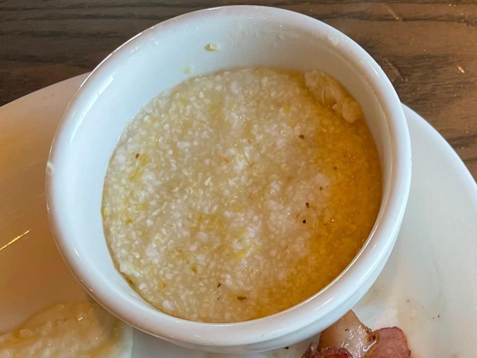 Grits in a cup