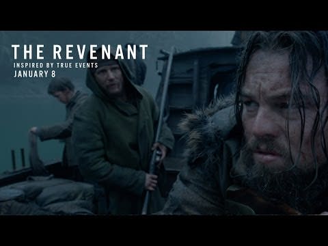 <p>Leonardo DiCaprio finally won his first Oscar for his performance as Frontiersman and fur trapper Hugh Glass, who's left for dead in a bleak winter landscape. Following a terrifying bear attack, Glass is driven to stay alive in order to exact revenge against those who wronged him.</p><p><a class="link " href="https://www.amazon.com/Revenant-Leonardo-Dicaprio/dp/B01AB7GMB2?tag=syn-yahoo-20&ascsubtag=%5Bartid%7C10056.g.42140706%5Bsrc%7Cyahoo-us" rel="nofollow noopener" target="_blank" data-ylk="slk:Shop Now">Shop Now</a></p><p><a href="https://www.youtube.com/watch?v=LoebZZ8K5N0" rel="nofollow noopener" target="_blank" data-ylk="slk:See the original post on Youtube" class="link ">See the original post on Youtube</a></p>