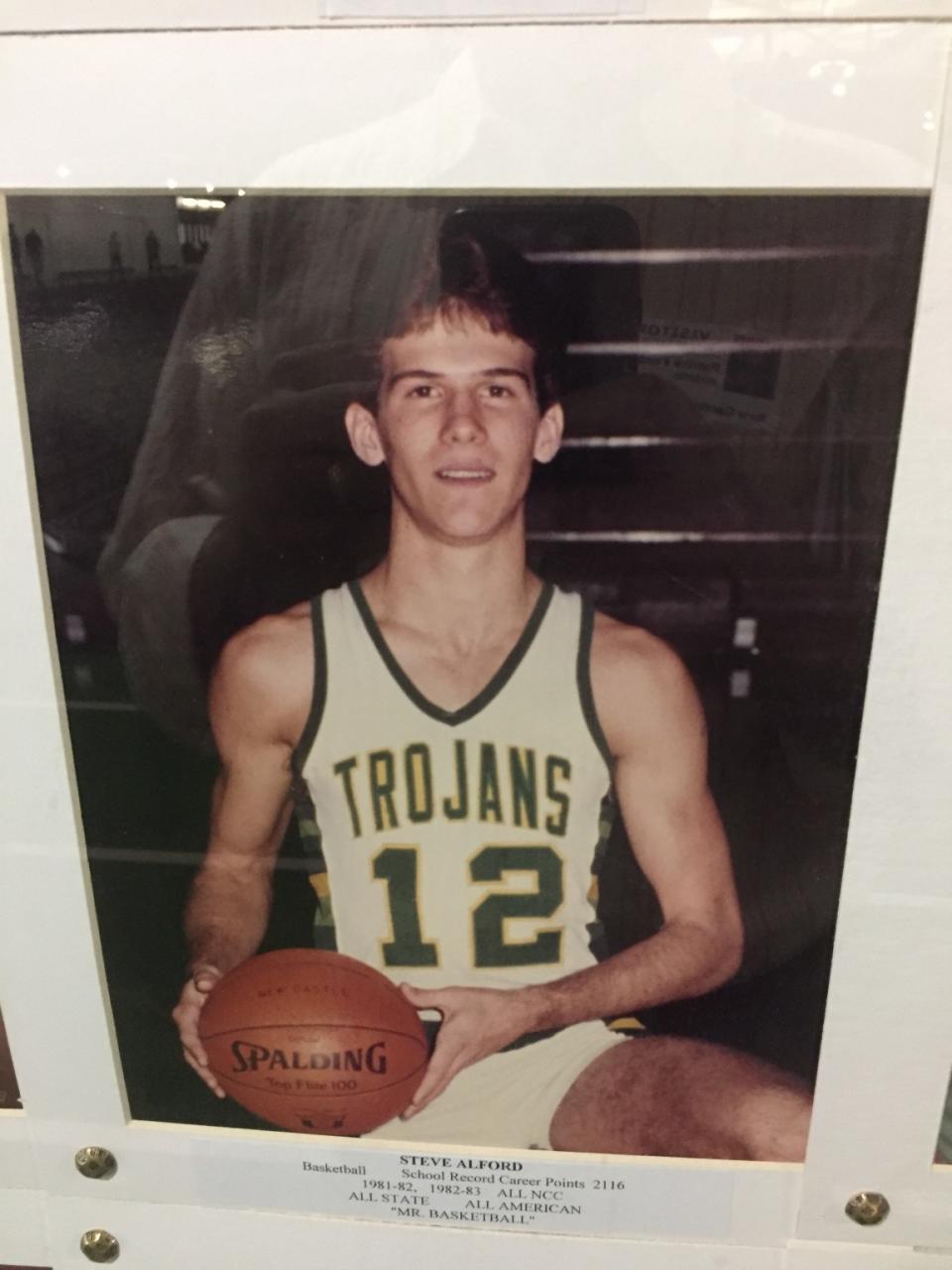 Steve Alford starred at New Castle long before he became UCLA's head coach.