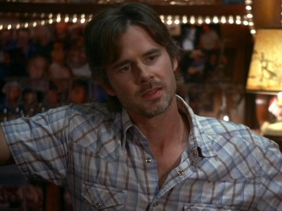 Sam Trammell on the series premiere of "True Blood."