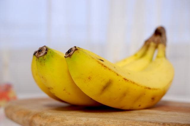 香蕉裡的糖分可迅速轉化為葡萄糖，快速的補充能量來源。（示意圖，photoAC）