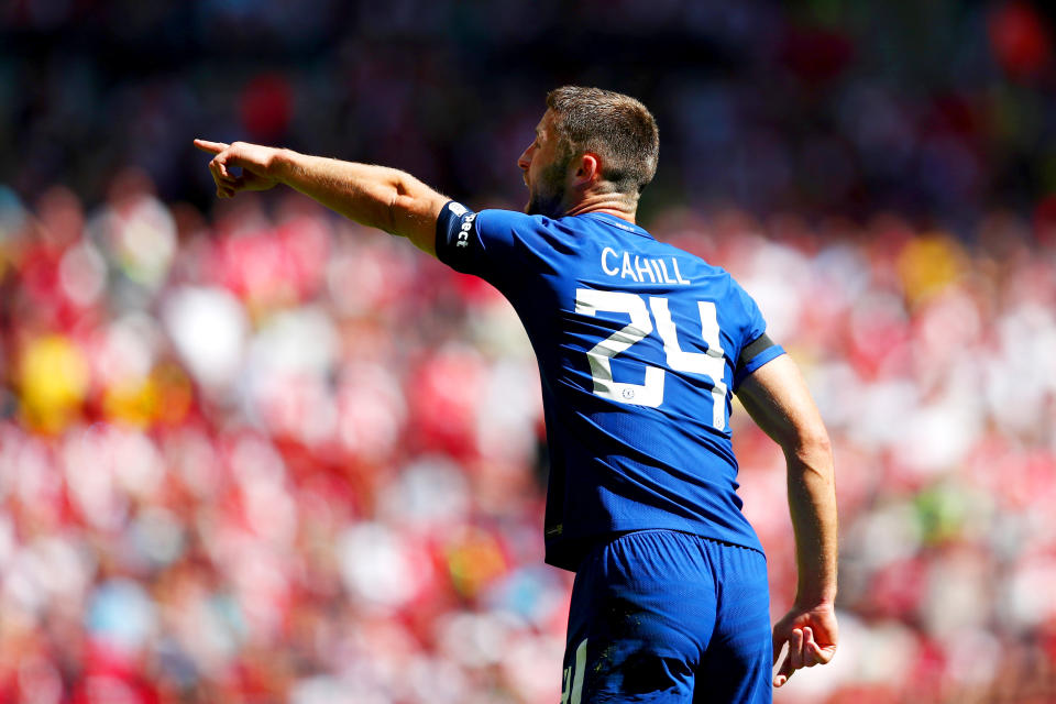 Is that the Old Lady over there? Gary Cahill is wanted by Juventus