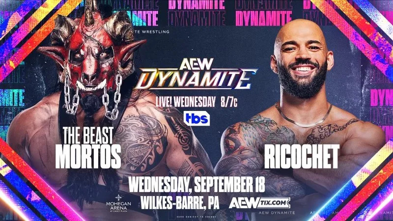 AEW Dinamita Ricochet La Bestia Mortos