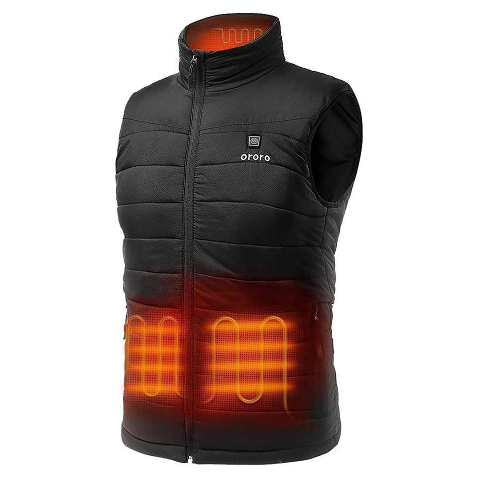 ORORO Men's Lightweight Heated Vest with Battery Pack