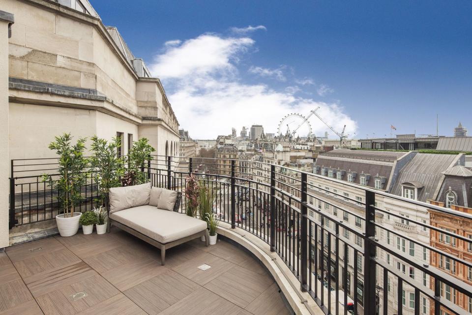 <p>Over in Charing Cross, this remarkable penthouse is a Grade II listed landmark building with heaps of charm. The interior design has been created by Morpheus London, so it is incredibly stunning both inside and out. Just moments from Charing Cross station, it's the perfect city-dweller's pad.</p><p><a href="https://www.onthemarket.com/details/6873178/" rel="nofollow noopener" target="_blank" data-ylk="slk:This property is currently on the market for £16.2 million via Strutt & Parker at Onthemarket.com;elm:context_link;itc:0;sec:content-canvas" class="link ">This property is currently on the market for £16.2 million via Strutt & Parker at Onthemarket.com</a>. </p>