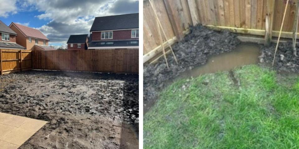Warrington Guardian: Residents state the gardens are 'unusable'