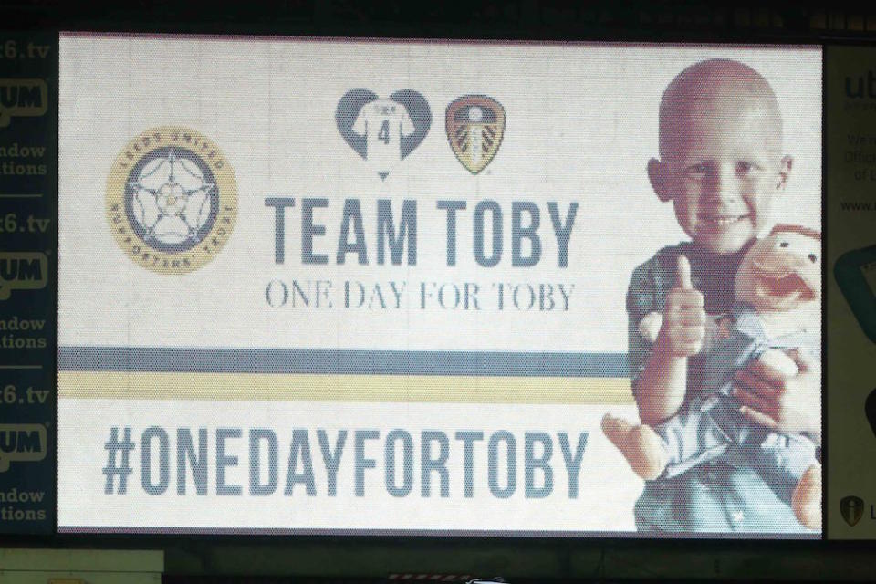 Money was raised for Toby’s treatment by Leeds United (Picture: PA)