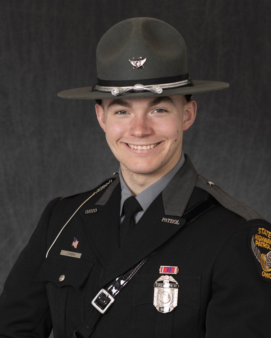 Patrick Corbin of Chillicothe graduated from the Ohio State Highway Patrol academy this month.