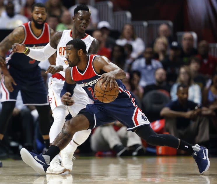 John Wall was the difference in Friday’s Game 6. (AP)