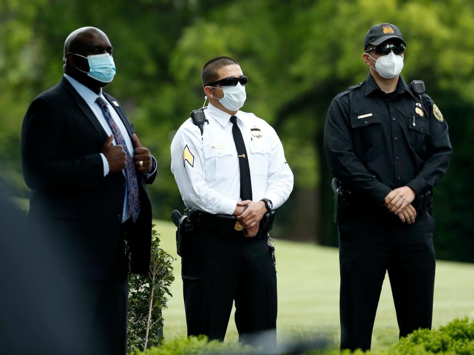 Secret Service masks 