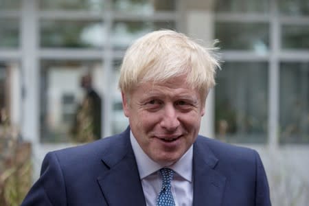 Britain's Prime Minister Boris Johnson visits Birmingham