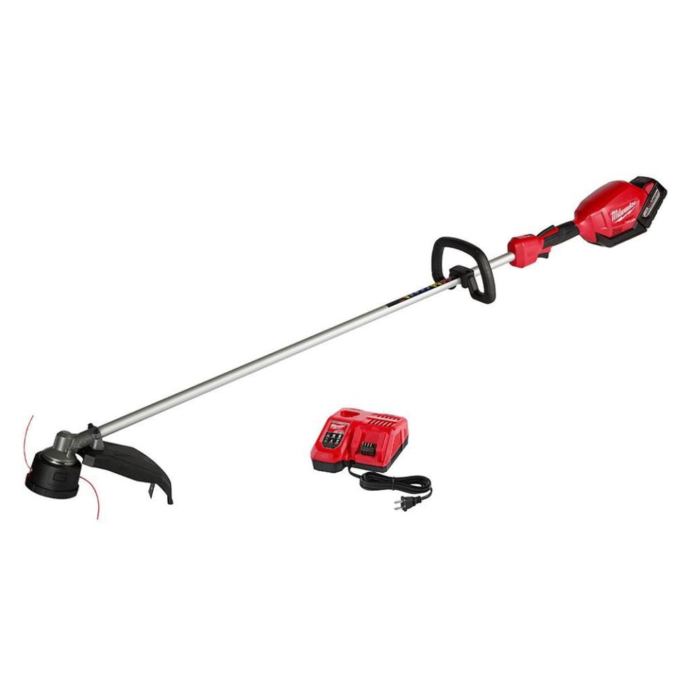 Milwaukee M18 FUEL 18-Volt Lithium-Ion Brushless Cordless String Trimmer Kit with 9.0Ah Battery and Rapid Charger