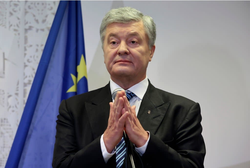 Poland Ukraine Poroshenko (Copyright 2022 The Associated Press. All rights reserved)