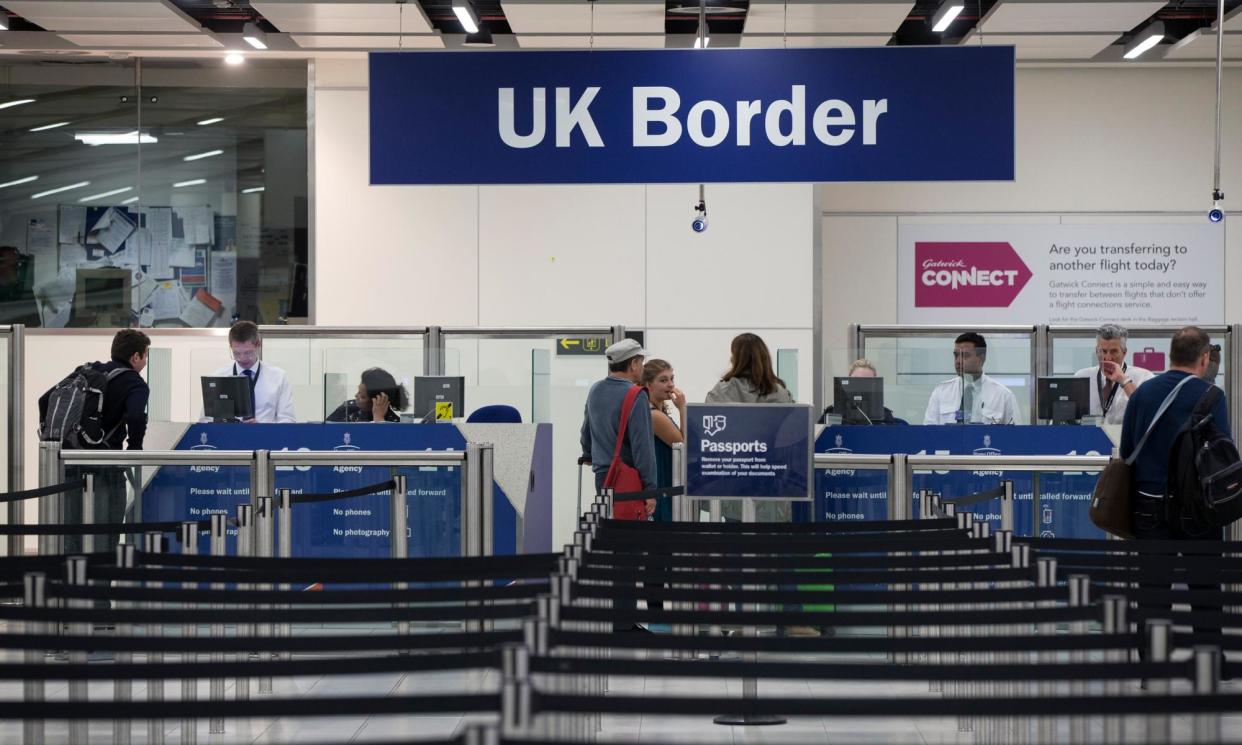 <span>People may only learn of the new rules when they are unable to prove their right to return from holiday or claim benefits.</span><span>Photograph: Oli Scarff/Getty Images</span>