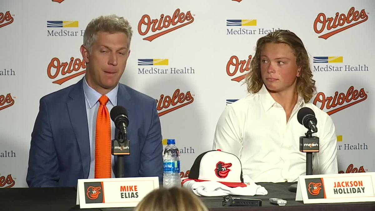 Orioles promoting top prospect Jackson Holliday to Double-A Bowie, AP  source says - WTOP News