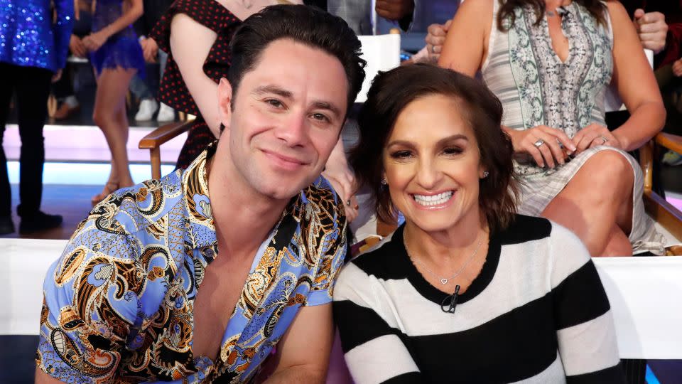 Sasha Farber and Mary Lou Retton.  - Lou Rocco/Disney General Entertainment Content/Getty Images