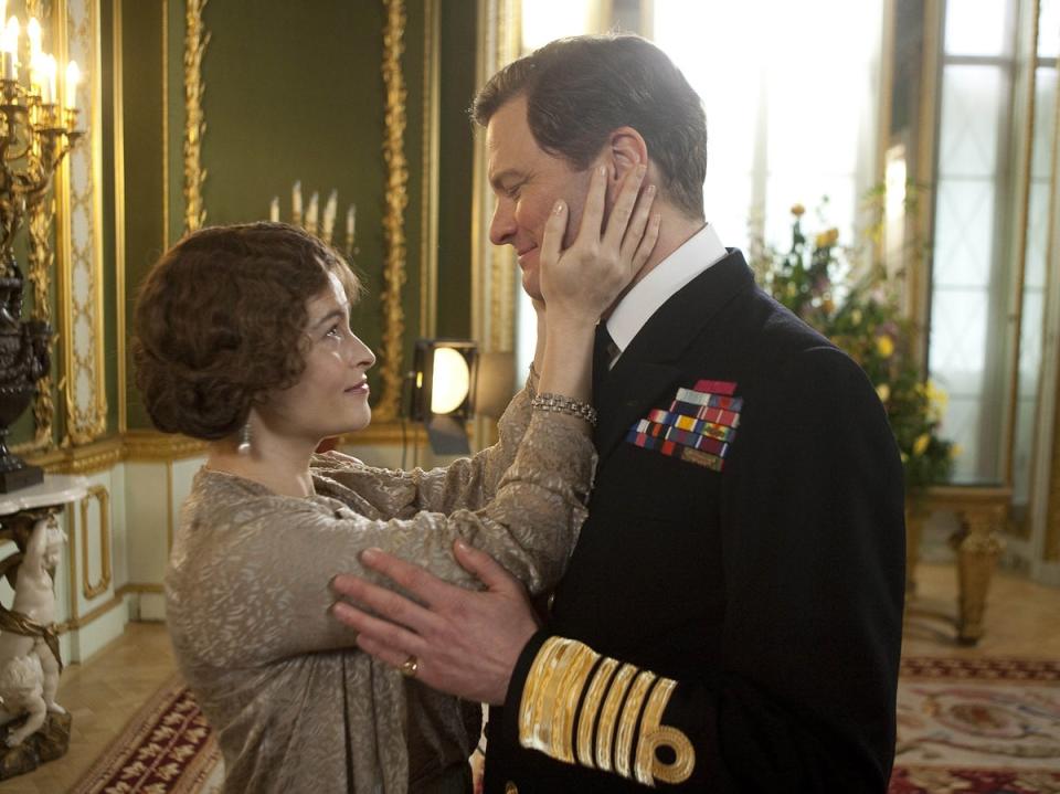 Helena Bonham-Carter and Colin Firth in ‘The King’s Speech' (Universal)