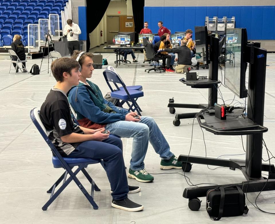 Gamers from high schools across Georgia compete in a variety of vide-games at the GHSA State Esports Championships at the University of West Georgia in Carrollton, GA on Friday, Dec. 15, 2023.