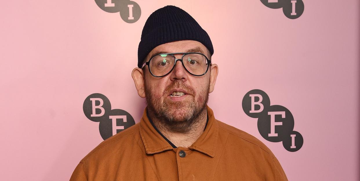 nick frost attends the bfi screening and qa for the worlds end 10th anniversary at bfi southbank on december 12, 2023 in london