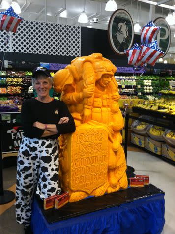 The 'Michelangelo of Cheese' shares her weirdest cheese carvings