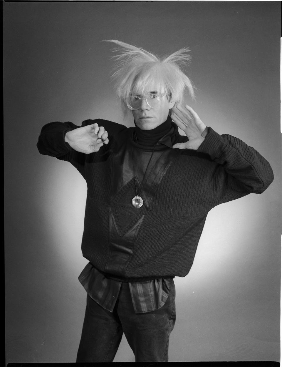 Andy Warhol shot by Christopher Makos