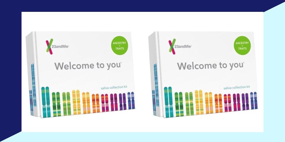 One of the most popular human DNA testing kits is the&nbsp;<a href="https://fave.co/338JAuG" target="_blank" rel="noopener noreferrer">23andMe DNA Health + Ancestry Kit</a>, which has been a holiday bestseller for the past few years (Photo: Walmart x HuffPost)