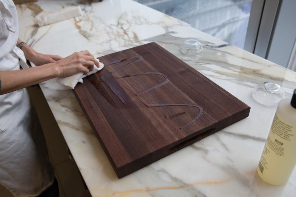 Get your mineral oil ready. A wooden cutting board could potentially last your whole life.