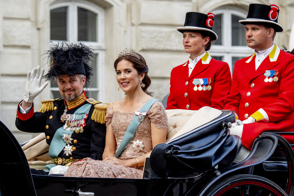 Frederik and Mary celebrated the Crown Prince’s birthday with a huge celebration at the Palace. Photo: Getty