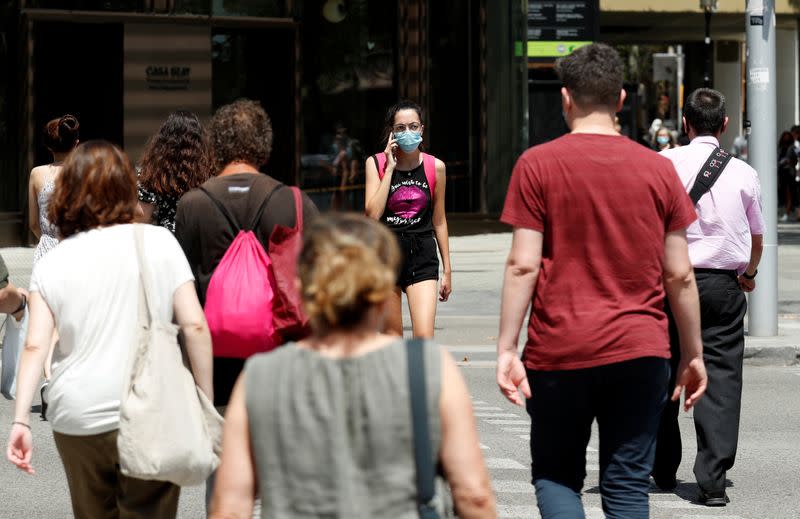 Outbreak of the coronavirus disease (COVID-19), in Barcelona