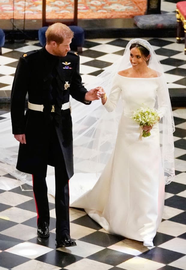 Prince Harry and Meghan Markle's royal wedding<p>Owen Humphries - WPA Pool/Getty Images</p>