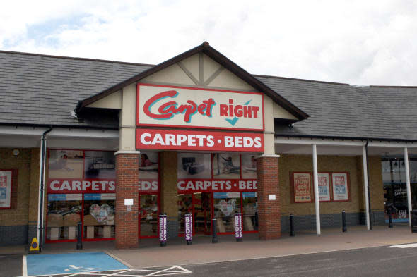 Carpetright UK sales rise