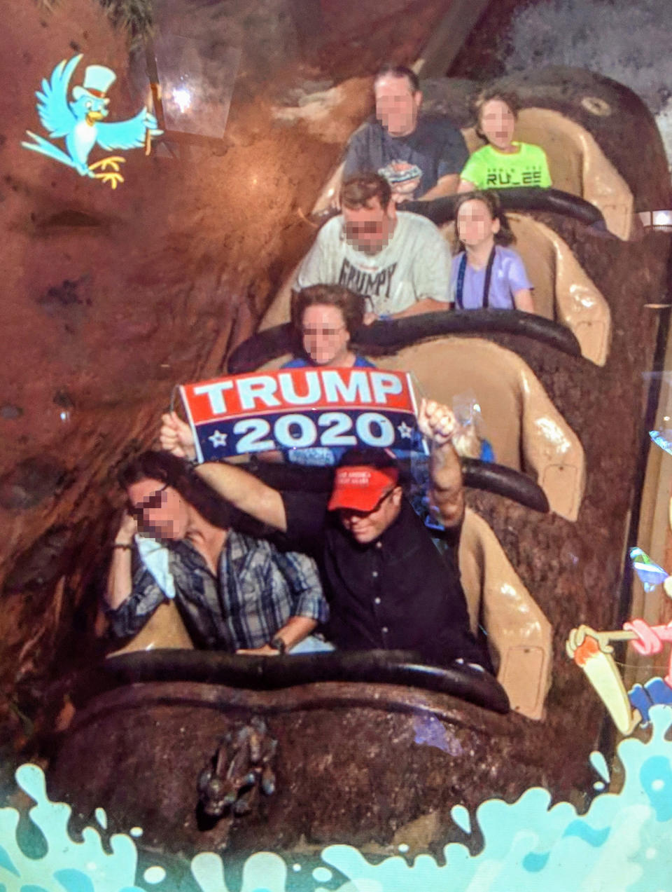 Man Banned From Disney After Holding Trump Sign On Ride