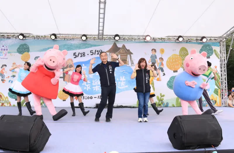 ▲「Peppa Pig粉紅豬小妹」首次現身台中(圖／新聞局提供2024.5.18)